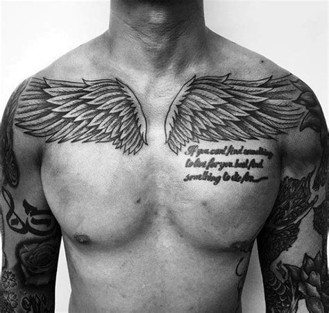 hermes wings tattoos|chest wing tattoos for men.